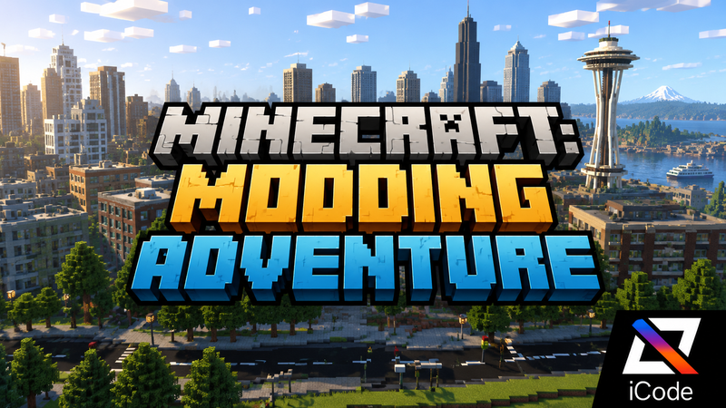 Seattle Minecraft map cover